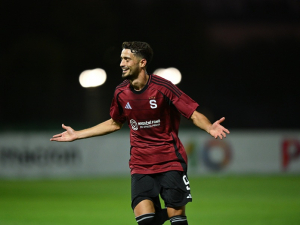 Sparta v Arménii pečetila postup do posledního předkola Konferenční ligy. Výhra se nerodila snadno