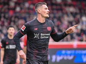 Patrik Schick ladí formu na baráž o MS 2026. Jeho 2 góly ale Leverkusenu nestačily