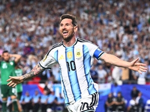 Lionel Messi je nejlepším střelcem historie mistrovství světa. Hattrickem dorovnal Kloseho