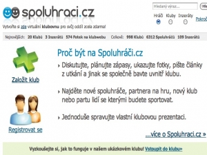 Spoluhráči.cz - vaše oddílová klubovna