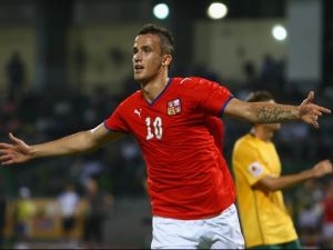 Česká fotbalová reprezentace se utká v přípravném zápase s Ukrajinou 