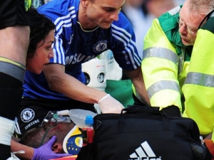 Drogba se zotavuje po knockoutu